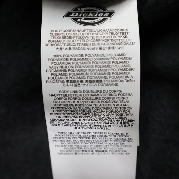 Dickies Mens Fleece Lined Hooded Jacket XL Navy Blue Workwear Full Zip NWT - Picture 13 of 15